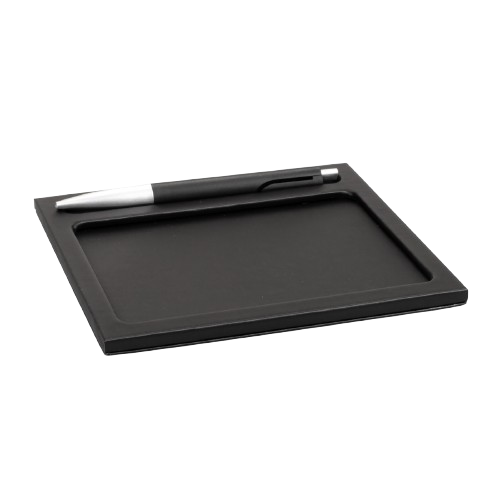 Aliseo - Tappetino per blocknotes Londoner Noir 165 x 7 x 155 mm