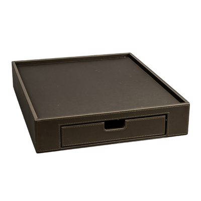 Aliseo - Vassoio con cassetto Londoner Taupe 350 x 30 x 350 mm