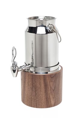 Yegam - Distributore latte con base legno 5 l Frassino