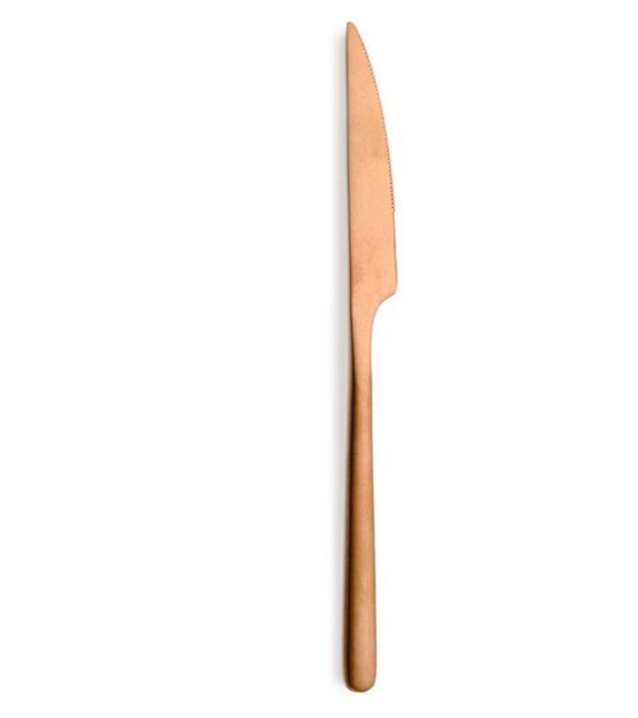 Comas - Coltello tavola 23,3 cm Canada Vintage Rame