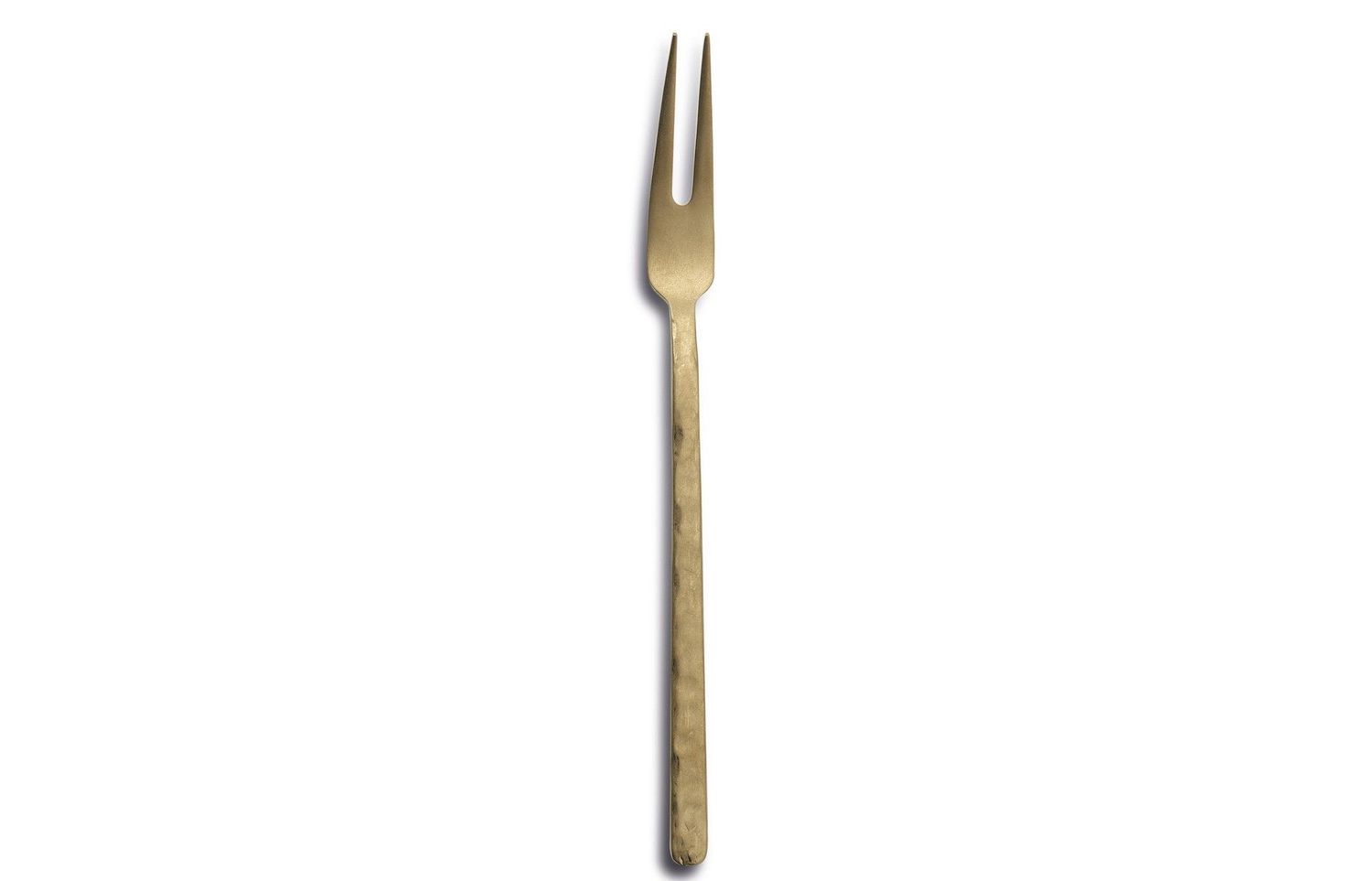 Comas - Forchetta 2 punte 18 cm Vintage gold Kodai