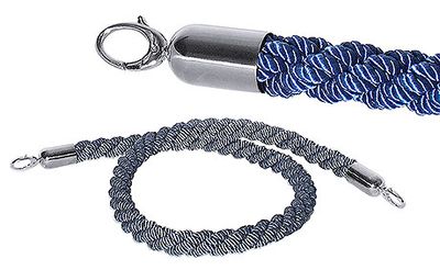 Corda per palo della barriera arrotolato 150 cm Blu - Contacto