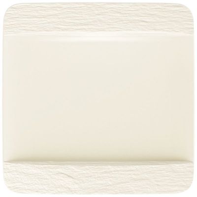 Villeroy &amp; Boch, The Rock White Glacier - Piatto piano quadrato 28 x 28 cm
