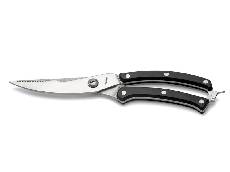 Forbici per pollame con manico nero 25,5 cm - Weis
