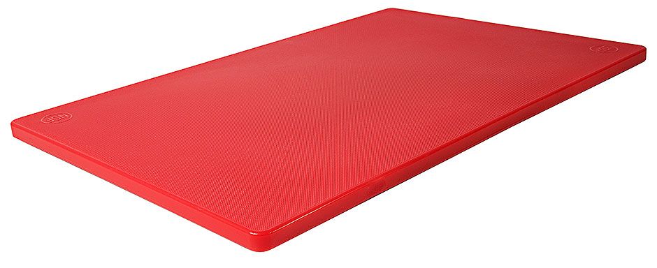 Tagliere con piedi 45 x 30 cm Rosso - Contacto
