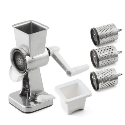 Grattugia universale 3 inserti 18,3 x 19,5 cm - Weis