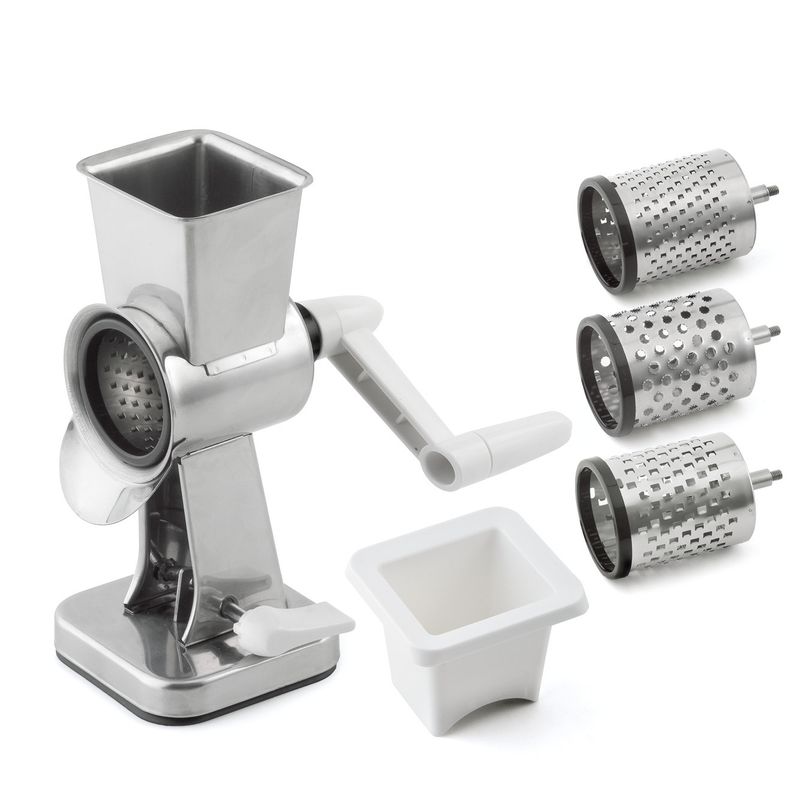Grattugia universale 3 inserti 18,3 x 19,5 cm - Weis