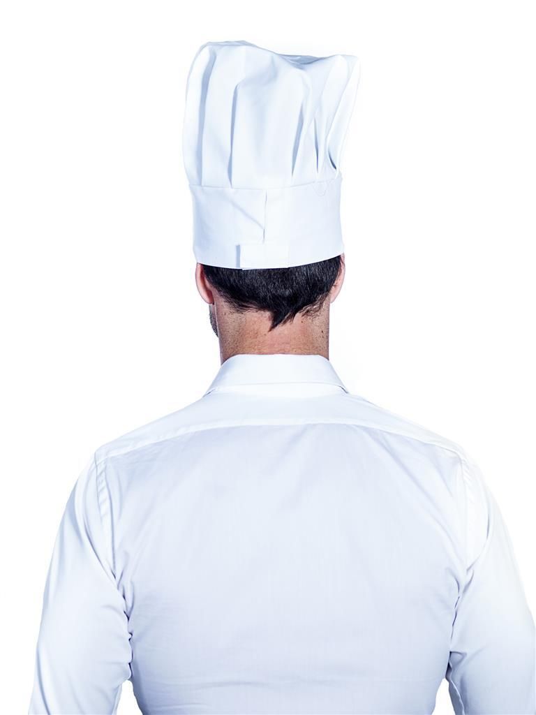 Cappello Chef White - Roll Drap