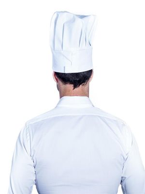 Cappello Chef White - Roll Drap
