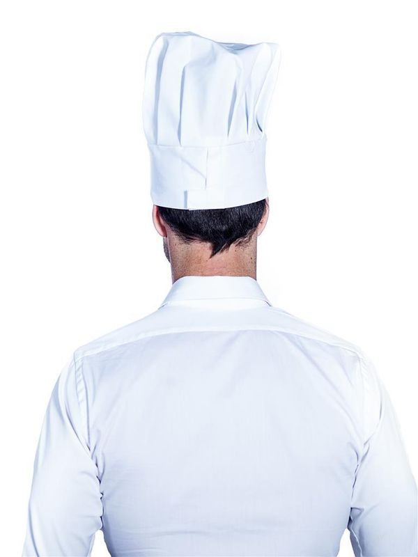 Cappello Chef White - Roll Drap