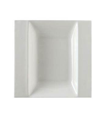 Tirolix - Piatto Quadro Fondo Ala 21 x 21 cm Gourmet Bone China