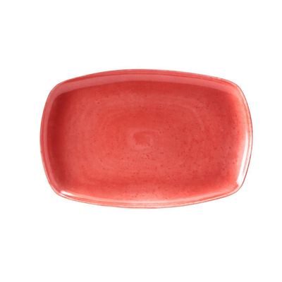 Tirolix - Piatto Rettangolare 30,5 x 20 cm Corallo Matiz
