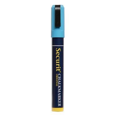 Securit - Pennarello Medium Per Lavagna Blu Chalkmaker
