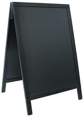 Securit - Lavagna Duplo 85 x 55 cm Nero