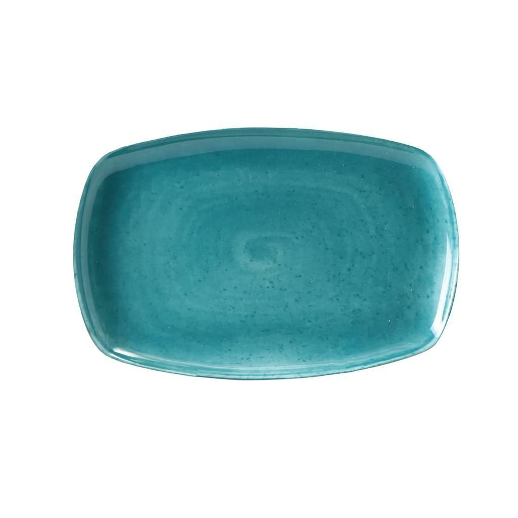 Tirolix - Piatto Rettangolare 35 x 23 cm Verde Matiz