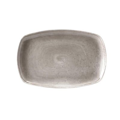 Tirolix - Piatto Rettangolare 35 x 23 cm Grigio Matiz