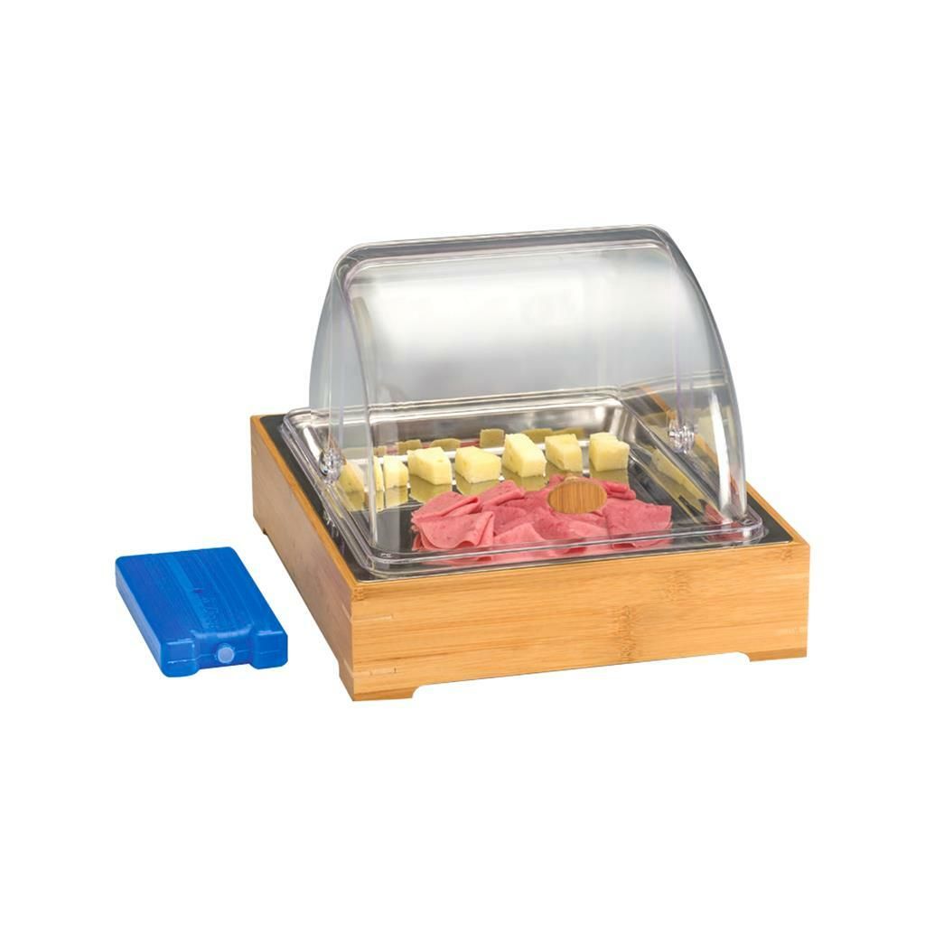 Tirolix - Vetrina Rettangolare Refrigerante Con Cupola 30 x 36 cm Istanbul