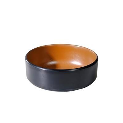 Tirolix - Coppetta 10 cm Melamina Bicolor Marrone/Nero