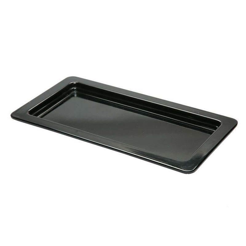 Tirolix - Vassoio Gastronorm 1/3 32,5 x 17,5 cm Nero Melamina