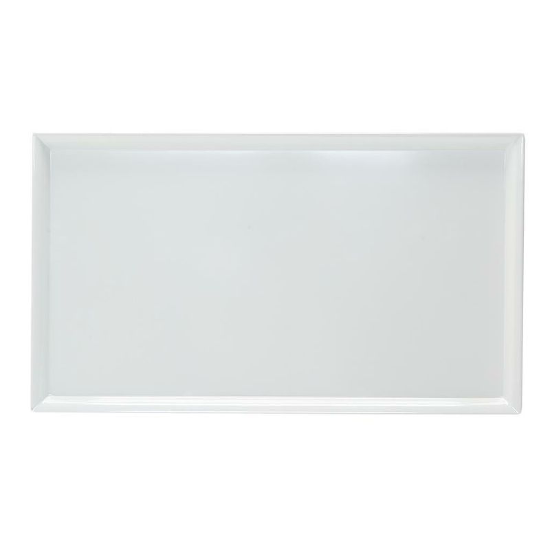 Tirolix - Piatto Rettangolare 42 x 24,5 cm Bianco Melamina