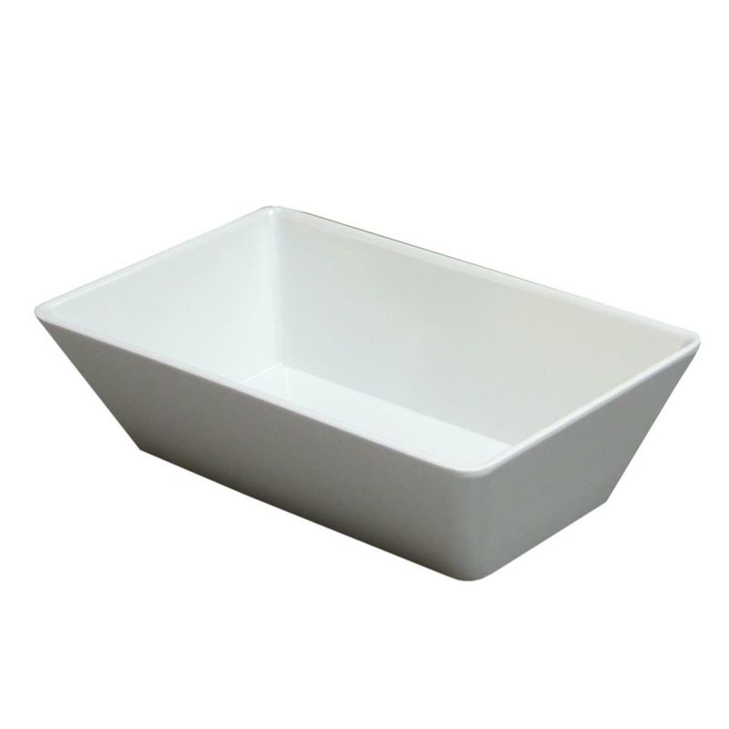 Tirolix - Vasca Gastronorm 25 x 15 cm Bianco Melamina