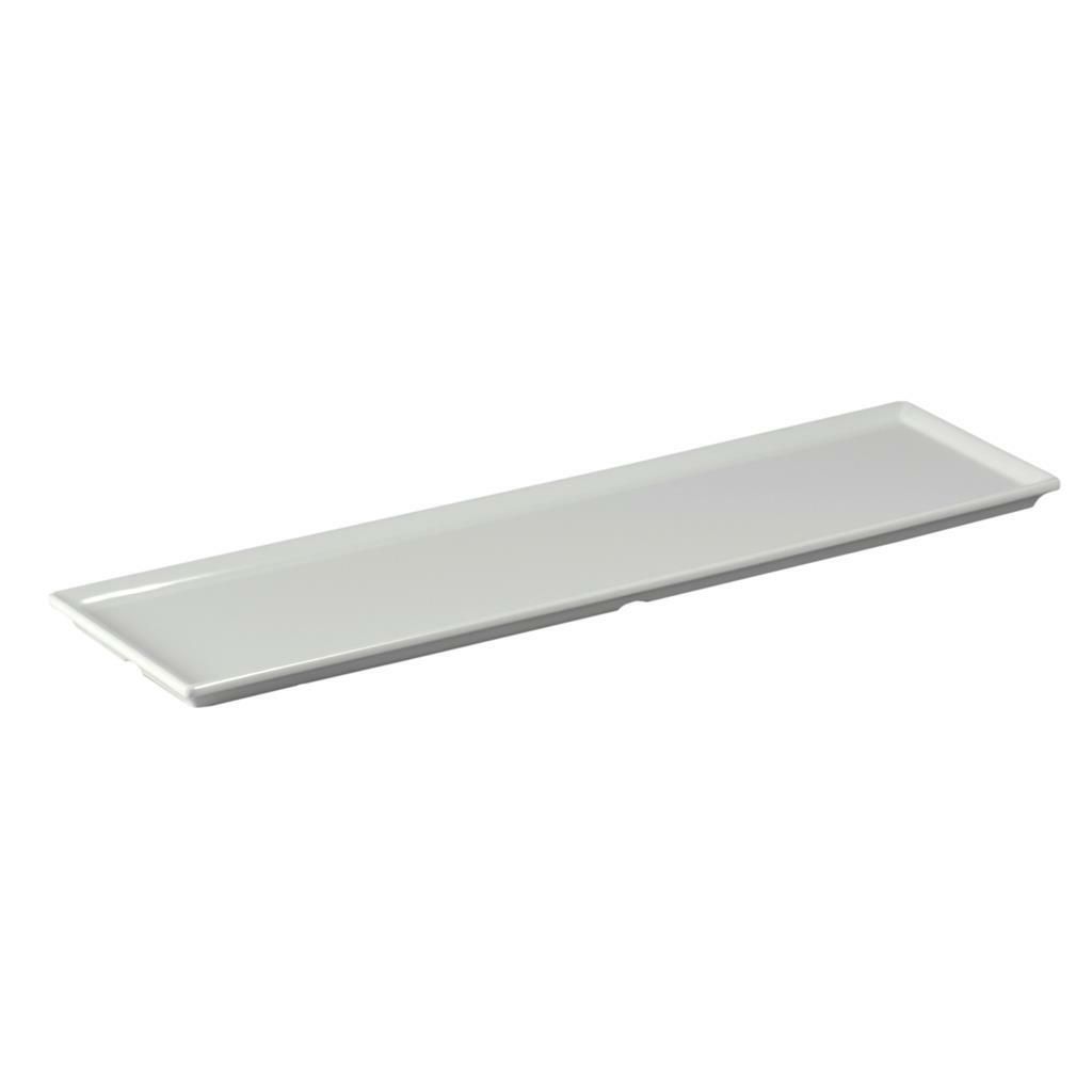 Tirolix - Piatto Rettangolare 56 x 16 cm Bianco Melamina