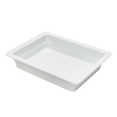 Tirolix - Vasca Gastronorm 1/2 32,5 x 26 cm Bianco Melamina