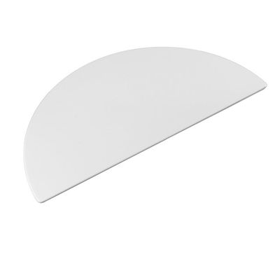 Tirolix - Piatto Mezzaluna 46 x 23 cm Bianco Melamina