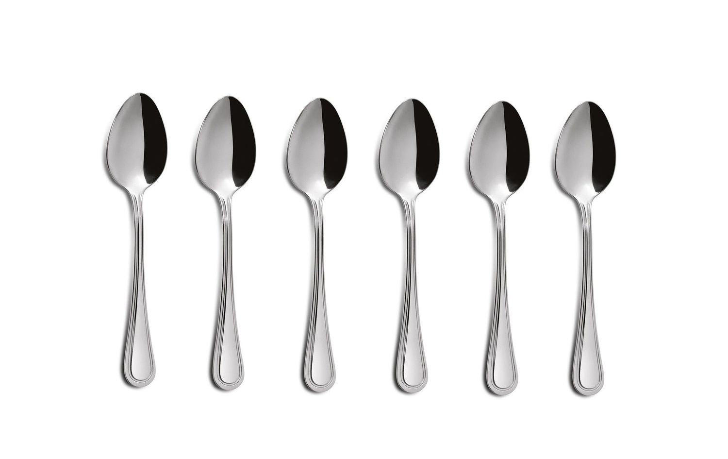 Comas - Set 6 cucchiaini caffè 13,8 cm Bilbao XL