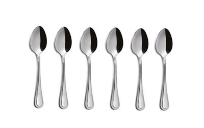 Comas - Set 6 cucchiaini caffè 13,8 cm Bilbao XL