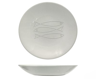 Feng - Piatto fondo coupe 26,5 cm Pelago