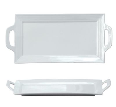 Tirolix - Vassoio Rettangolare Con Manici 25,5 x 12 cm Plates