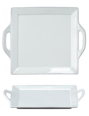 Tirolix - Vassoio Quadrato Con Manici 22,5 x 22,5 cm Plates