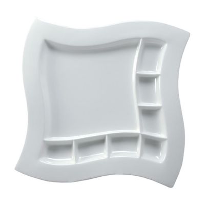 Tirolix - Piatto Quadro Onda Con Scomparti 35 cm Plates