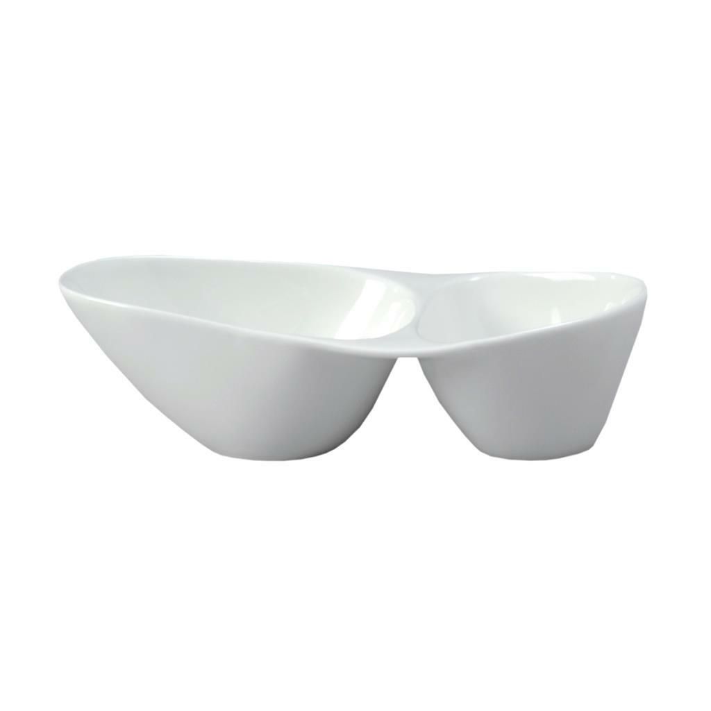 Tirolix - Antipastiera Ovale 2 Scomparti 24 cm Antipastiere