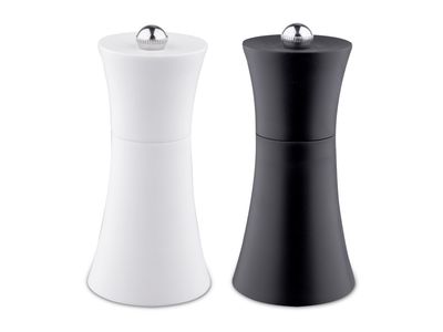 Set sale e pepe bianco/nero 12,5 cm - Weis