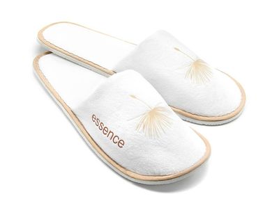 Tirolix - Pantofole in velluto a punta chiusa 29 cm Secesse Bianco