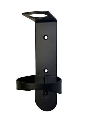 Tirolix - Supporto per dispenser a pompa 310 ml Nero