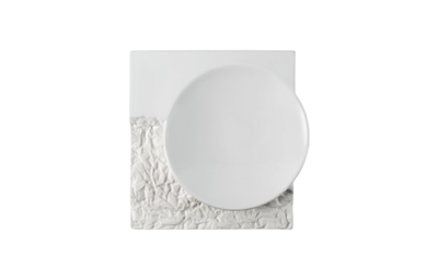 Costa Verde - Piatto Piano Quadro 20 x 20 cm Terra