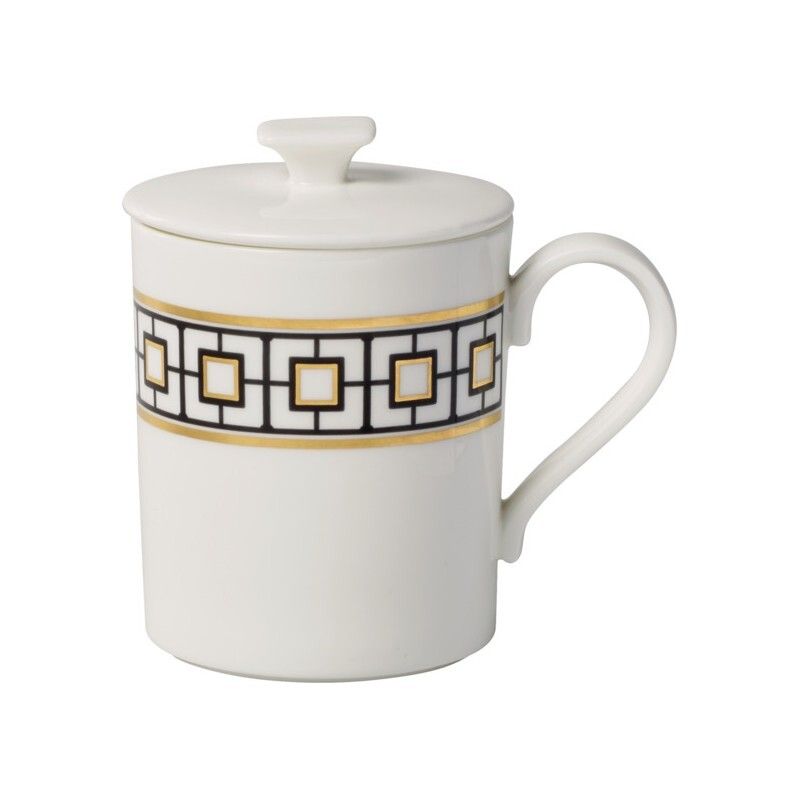 Villeroy &amp; Boch, Metrochic - Tazza con coperchio 0,32 l