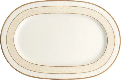 Villeroy &amp; Boch, Ivoire - Piatto ovale 35 x 24 cm
