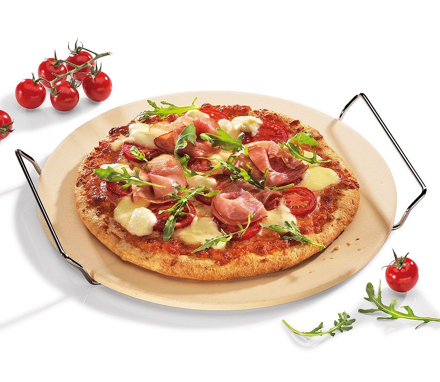 Küchenprofi - Pietra per pizza rotonda 30 cm