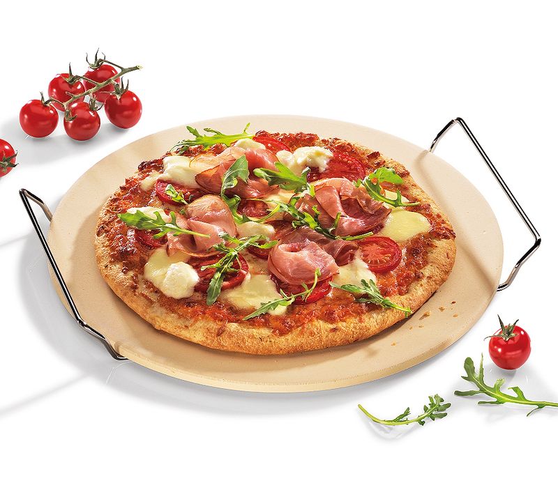 Küchenprofi - Pietra per pizza rotonda 30 cm