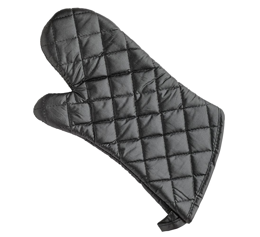 Küchenprofi - Guanto da cucina nero 37 x 17,5 cm