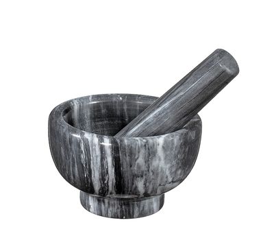 Küchenprofi - Mortaio porcellana nero 11 cm