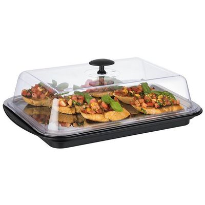 APS - Set vassoio termico 29 x 43 cm Nero