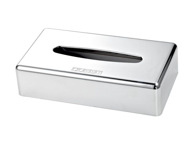 Corby - Porta fazzoletti rettangolare Devon cromo