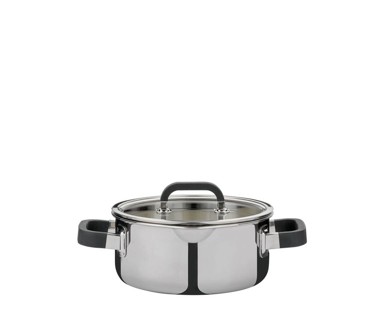 Spring - ​Pentola bassa con coperchio 16 cm Fusion2+