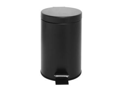 Corby - Pattumiera a pedale nero Croft 3 l