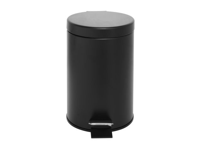 Corby - Pattumiera a pedale nero Croft 3 l